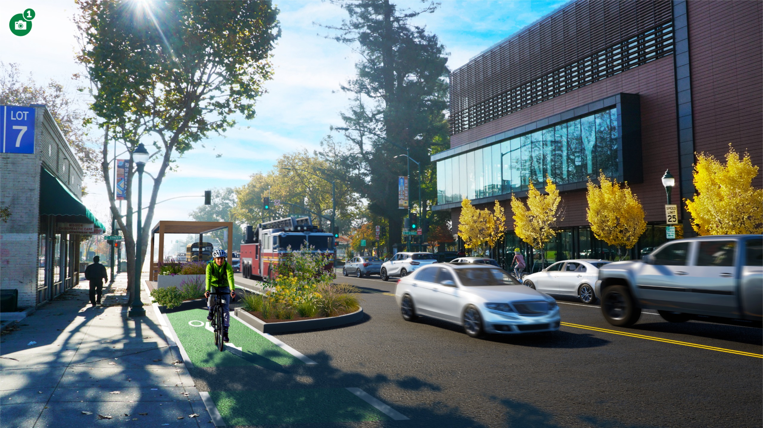 Option 2 - Mission Blvd