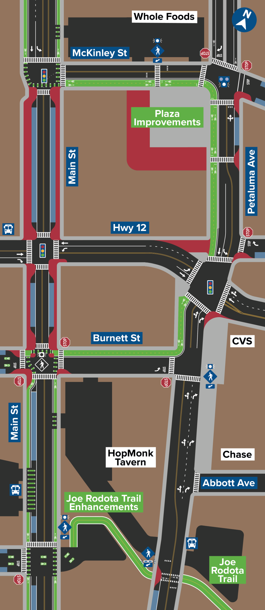 Alternative 5: Walkable Two Way