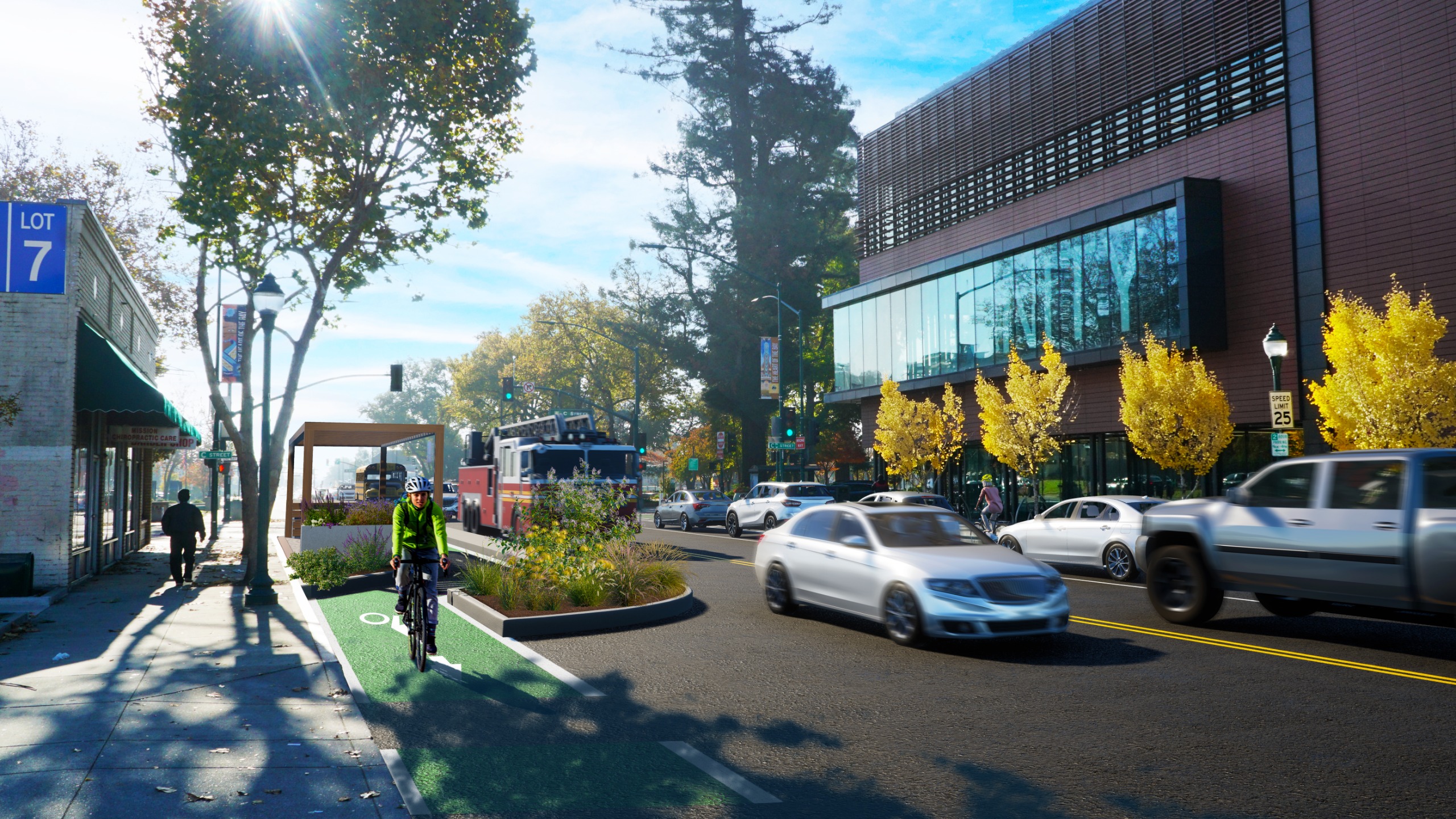 Option 2 - Mission Blvd