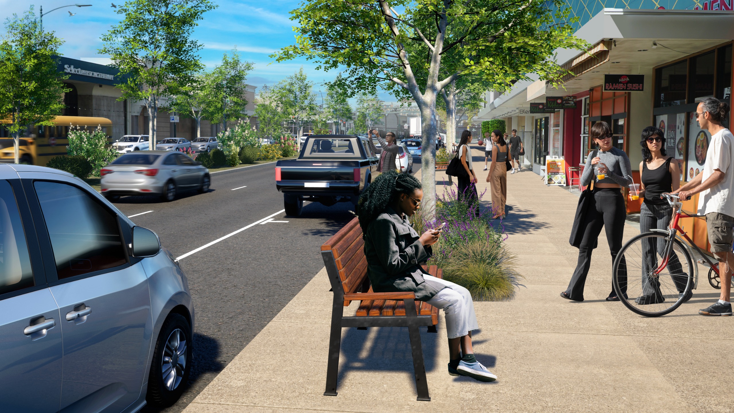 Option 2 - Foothill Blvd