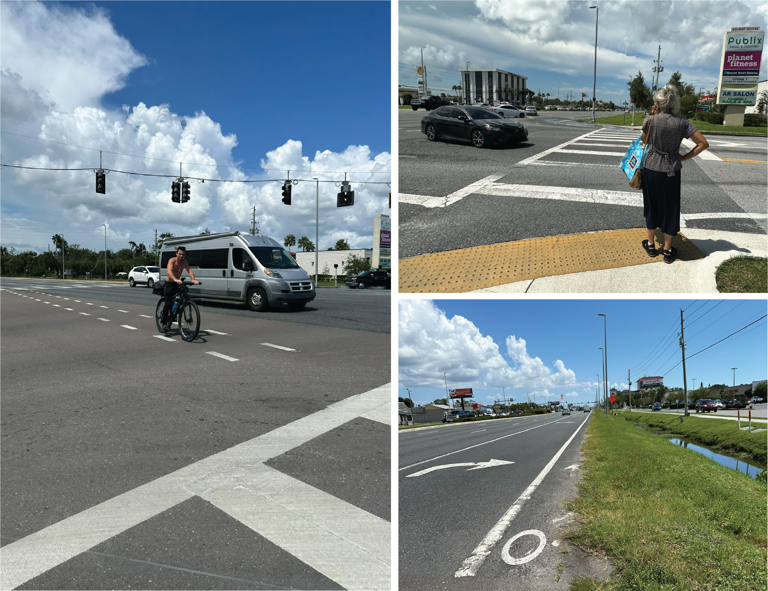 Large Intersection along US 19